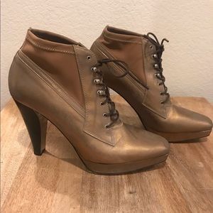 Donald J. Pliner Gold/Bronze Boots Size 9.5
